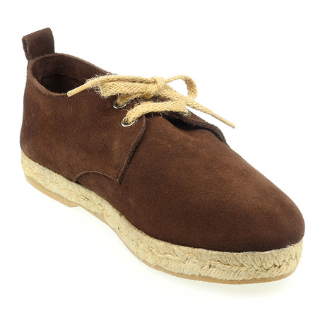 Blucher Espadrille // Chocolate (Euro: 39)