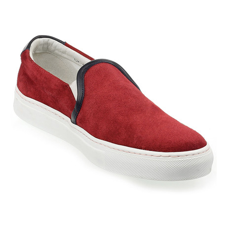 Casual  Slip-On Sneaker // Burgundy (Euro: 39)