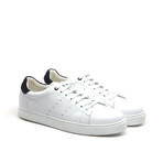 Trainer Sneaker // White + Navy (Euro: 42)