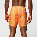 BERTIGO // Bubble Swim Short // Orange (2XL)