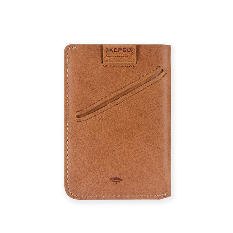 Micro Slim Card Sleeve Wallet // Light Cocoa