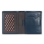 Slim Carry Wallet // Navy Blue + Grey