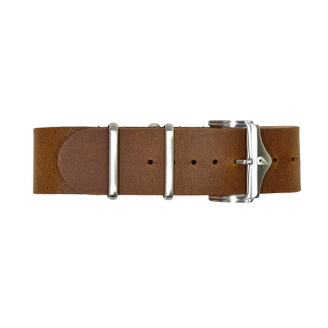 Boldr Leather Nato Strap // Brown