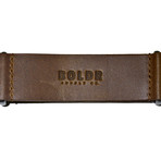 Boldr Leather Nato Strap // Brown