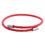 Rock Star Guitar String Bracelet // Red