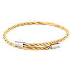 Guitar God Guitar String Bracelet // Gold