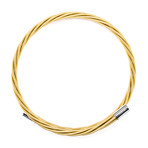 Guitar God Guitar String Bracelet // Gold