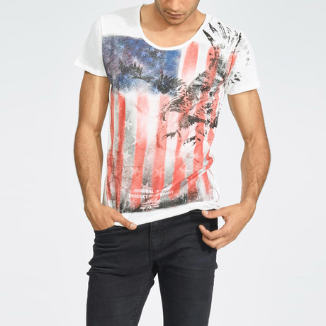 American Eagle Tee // Off White (S)