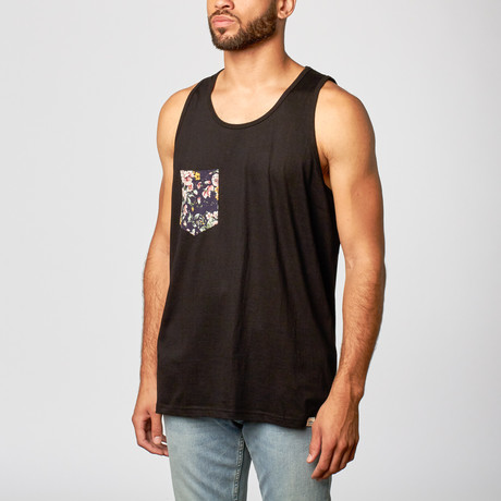 Granny Pocket Tank // Black (S)