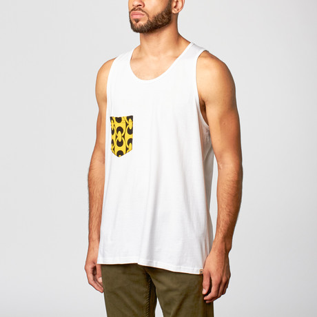 Links Pocket Tank // White (S)