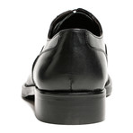 Del Re Shoes // Toe Cap Oxford // Black (Euro: 45)