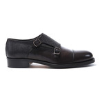 Toe Cap Monk Strap // Dark Brown (Euro: 40)