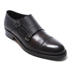 Toe Cap Monk Strap // Dark Brown (Euro: 40)