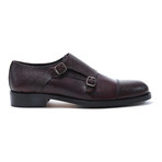 British Passport // Toe Cap Monk Strap // Bordeuax (Euro: 44)