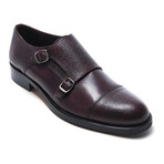 British Passport // Toe Cap Monk Strap // Bordeuax (Euro: 44)