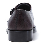 British Passport // Toe Cap Monk Strap // Bordeuax (Euro: 44)