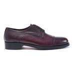 Textured Toe Cap Derby // Bordeaux (Euro: 44)