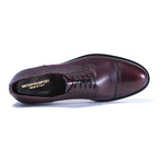 Textured Toe Cap Derby // Bordeaux (Euro: 44)