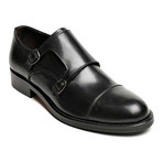 Cap-Toe Monkstrap // Black (Euro: 43)