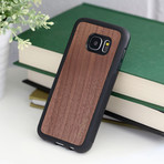 Walnut Wood Case // Brown // Samsung Galaxy (Galaxy S6)