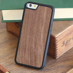 Shockproof Walnut Wood iPhone Case // Phone 6/6s