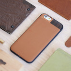 Faux Leather + Wood Case // Tan (iPhone 6/6S)