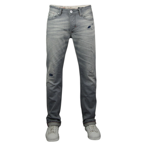 Espen Slim Fit Jean  // Grau Melange (28WX32L)