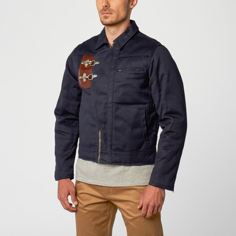 FreeNote Clothing // Modern Deck Jacket // Navy (S)