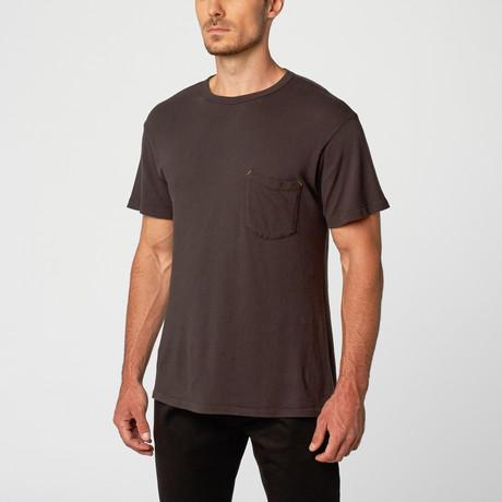 Heavy Gauge Pocket Tee // Black (S)