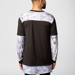 Marble Extendo Long-Sleeve Shirt // Black (2XL)