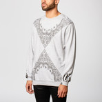 Paisley Crewneck // Heather Grey (M)