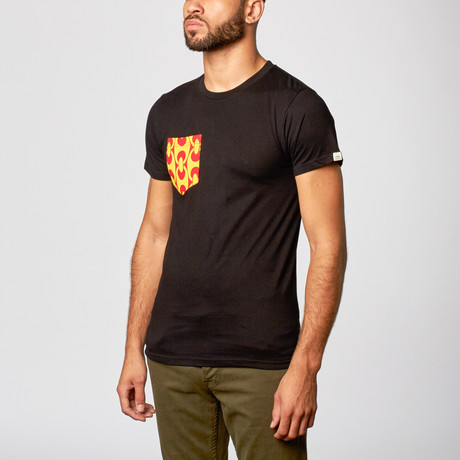 Links Pocket T-Shirt // Black (S)