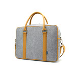 Martin Briefcase (Olive Green + White Oak)