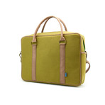 Martin Briefcase (Olive Green + White Oak)