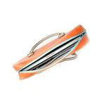 Martin Briefcase (Olive Green + White Oak)