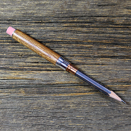 Timber Twist Bullet Pencil // Copper Bullet (Walnut)