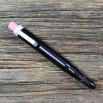 Blackout Twist Bullet Pencil + Aluminum Clip