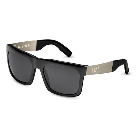 Men's Giving Sunglasses // Polished Black + Gray