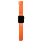 Apple Watch Bespoke Leather Band // Orange (Small)