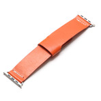 Apple Watch Bespoke Leather Band // Orange (Small)