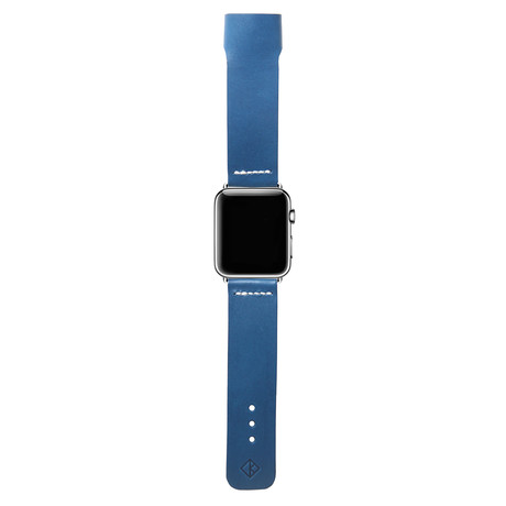 Apple Watch Bespoke Leather Band // Denim Blue (Small)