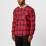 Zover Shirt Jacket // Red (XL)