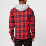 Zover Shirt Jacket // Red (L)
