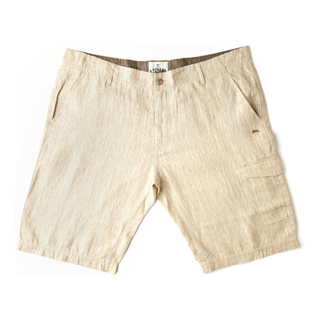 Ernesto Sugarcane Short // Khaki (40)