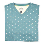 Atlantic V-Neck // Teal (XL)