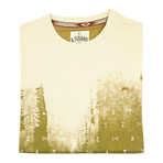 Maximus Trax // Howell Wheat Tee // Cream + Green (XL)