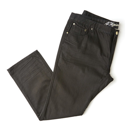 Nathaniel Caviar Denim Jean // Black (36WX32L)