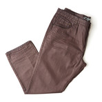 Nathaniel Egg Plant Denim Jean // Maroon (44WX32L)