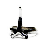 Thorn Ring // Silver (Size 5)