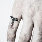 Thorn Ring // Silver (Size 5)